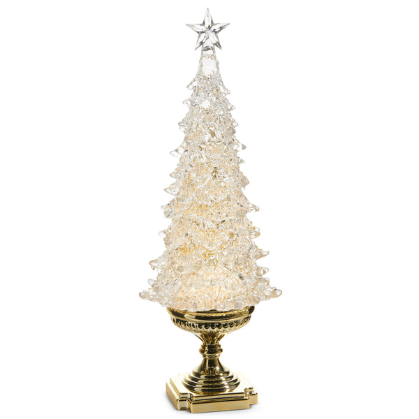 20" Lighted Tree with Swirling Gold Glitter ***PRE-ORDER***