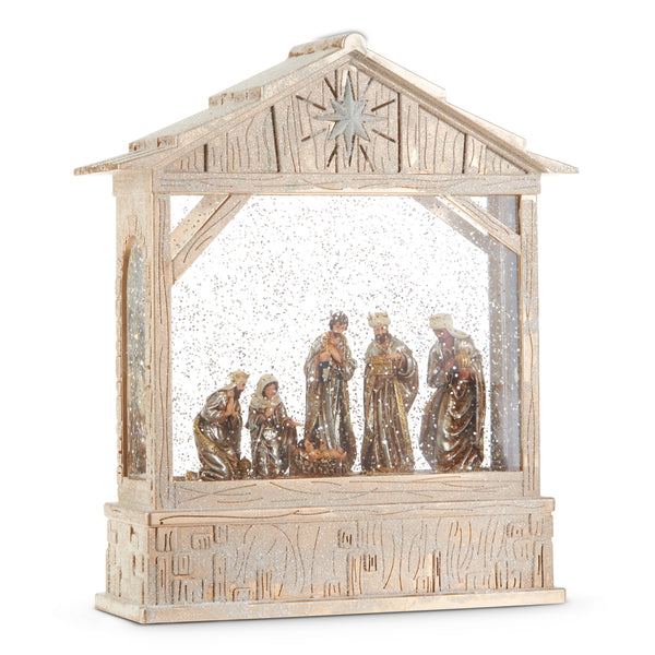 10" Nativity Musical Lighted Water Creche ***PRE-ORDER***