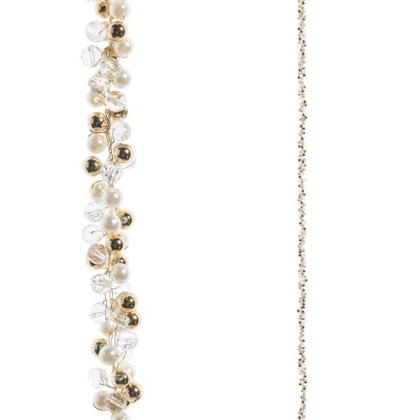 Pearl, Clear, Gold Beaded Garland ***PRE-ORDER***