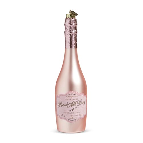 Congratulations Pink Champagne Ornament