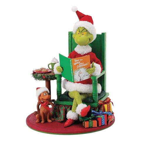 Possible Dreams Dr. Seuss The Grinch and Max Bedtime Story Figurine