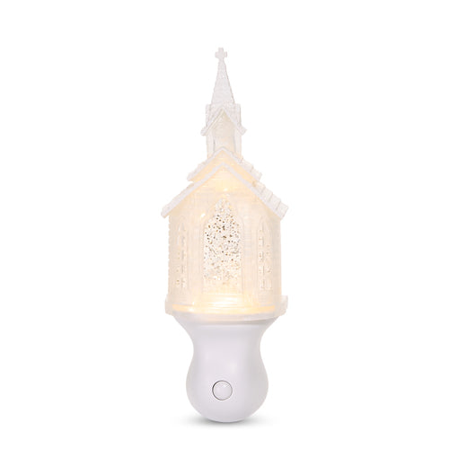 9" Swirling Glitter Church Night Light ***PRE-ORDER***