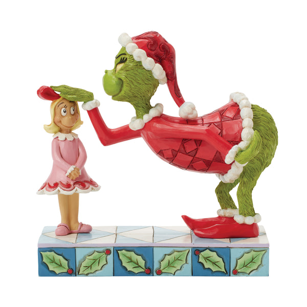 Jim Shore Grinch Patting Cindy Lou's Head Figurine **PREORDER**
