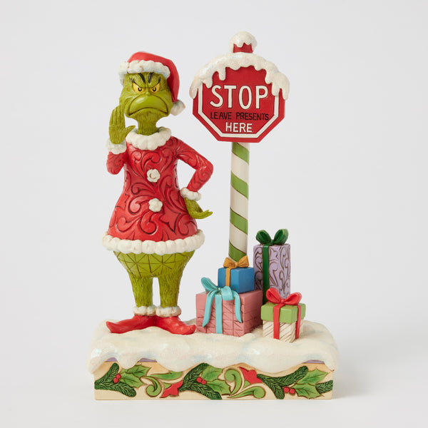 Jim Shore Grinch by Stop Sign **PREORDER**