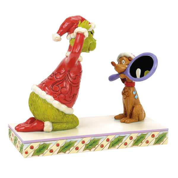 Jim Shore "Max Holding Mirror for Grinch" Figurine **PREORDER ITEM**
