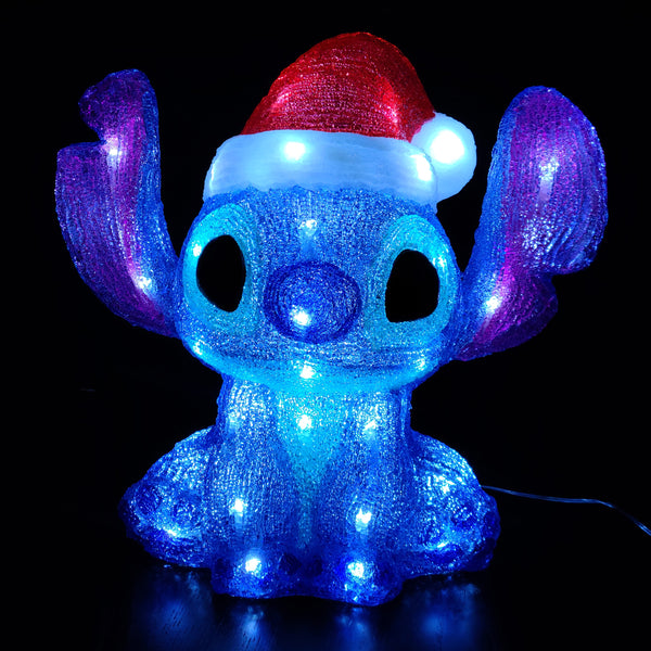 Disney Stitch Acrylic Lit Statue Med