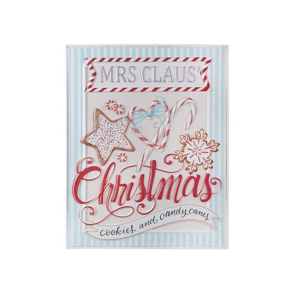 Peppermint Parlor Mrs. Claus-Foot Cookie Wall Art