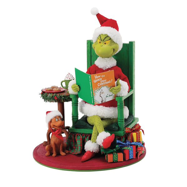 Possible Dreams Dr. Seuss The Grinch and Max Bedtime Story Figurine