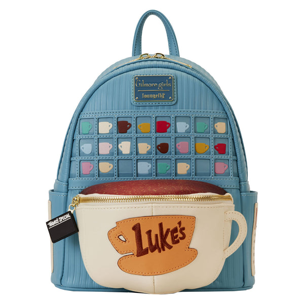 Loungefly Gilmore Girls Lukes Diner Domed Coffee Cup Mini Backpack