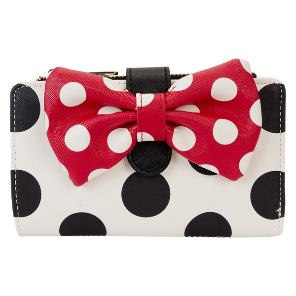 Loungefly Minnie Mouse Rocks the Dots Classic Flap Wallet