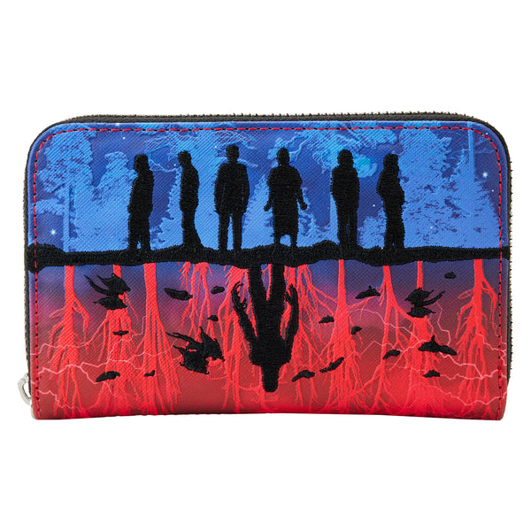Loungefly Stranger Things Upside Down Shadows Zip-Around Wallet