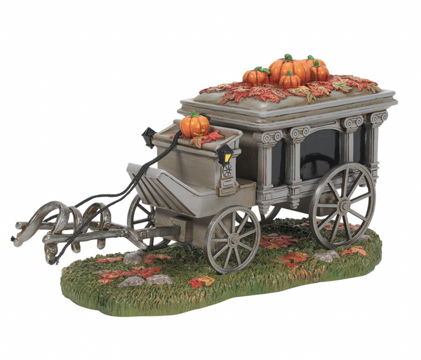 Disney Halloween Village Haunted Mansion Hearse Figurine