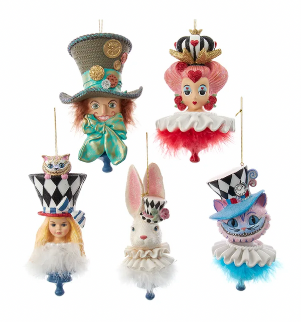 Alice In Wonderland Hats Ornaments