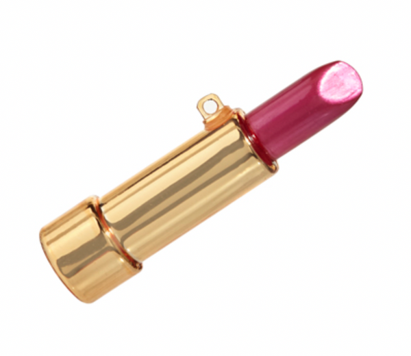 Pink Lipstick Ornament