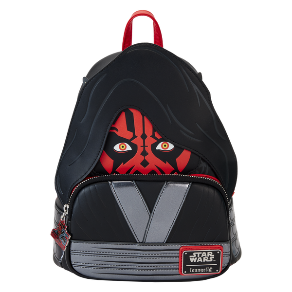 Loungefly Star Wars: The Phantom Menace 25th Anniversary Darth Maul Glow Cosplay Mini Backpack