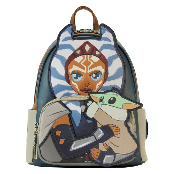 Loungefly The Mandalorian Ahsoka & Grogu Precious Cargo Mini Backpack