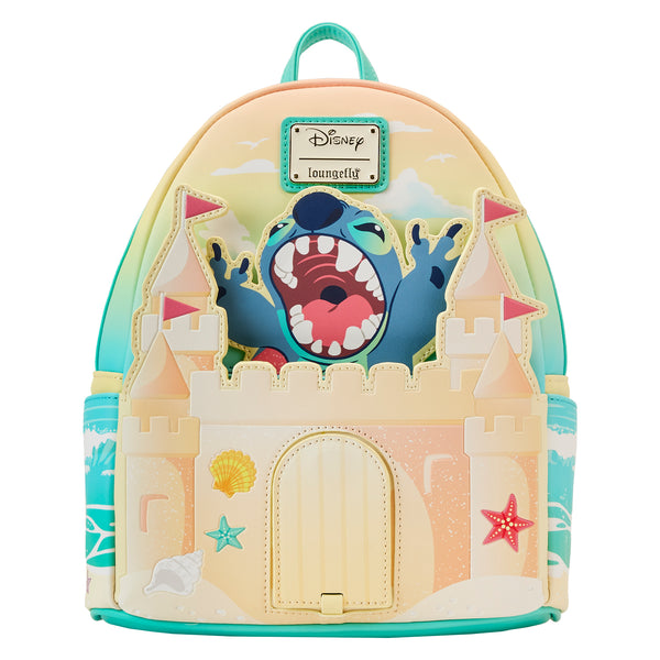 Loungefly Stitch Sandcastle Beach Surprise Mini Backpack