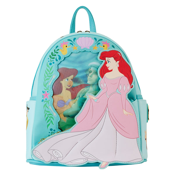 Loungefly The Little Mermaid Ariel Princess Lenticular Mini Backpack **PREORDER ITEM**