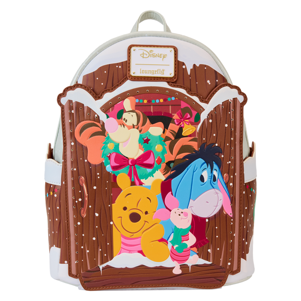 Loungefly Winnie The Pooh & Friends Holiday Greetings Light Up Mini Backpack