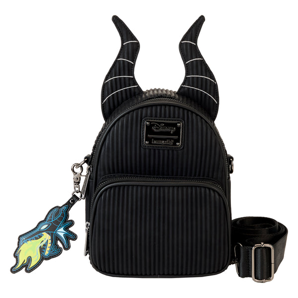 Loungefly Disney Villains Maleficent Dragon Convertible Mini Backpack & Crossbody Bag