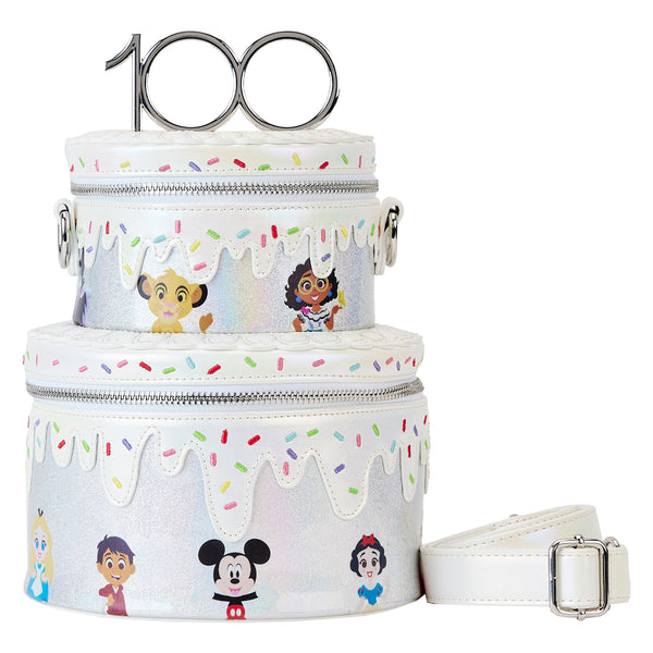 Loungefly Disney100 Anniversary Celebration Cake Crossbody Bag