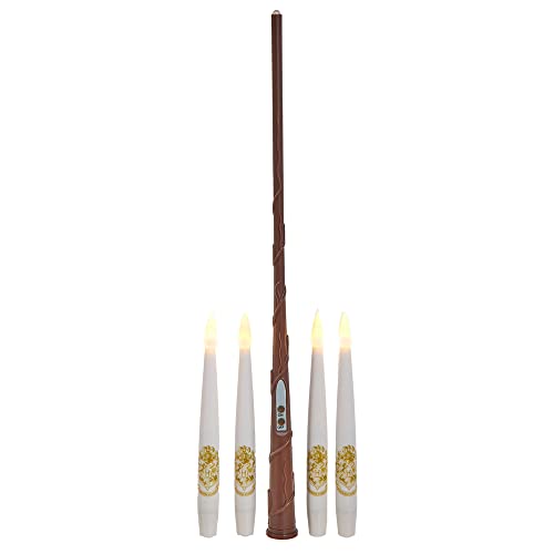 Harry Potter Floating Candles with Wand Remote Set Lights