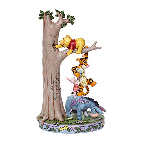 Disney Traditions Pooh and Friends Stacked Tree Figurine