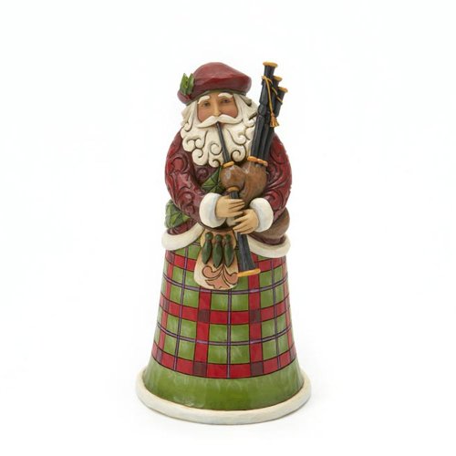 Jim Shore Heartwood Creek Scottish Santa Figurine