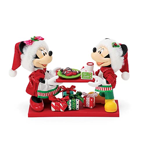Possible Dreams Mickey and Minnie Mouse Fresh Baked Cookies for Santa Figurine