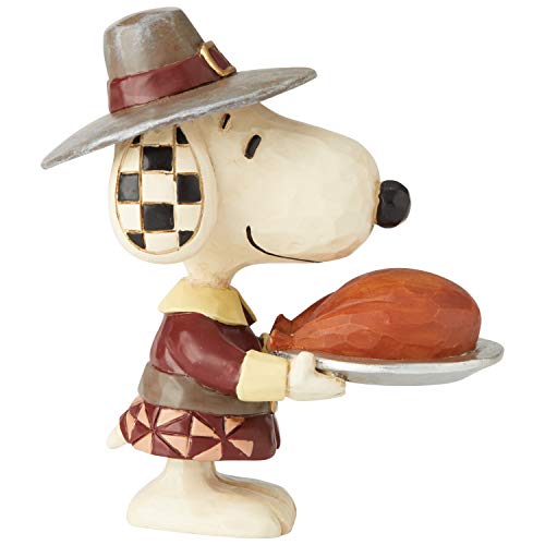 Peanuts by Jim Shore Thanksgiving Snoopy Pilgrim Miniature Figurine