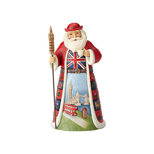 Jim Shore Heartwood Creek British Santa Around The World Figurine