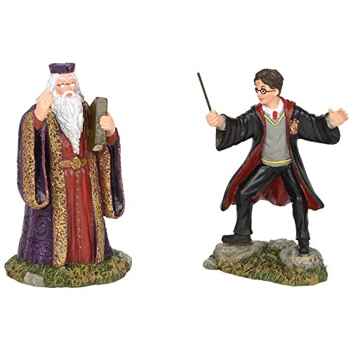 Department56 Potter Village Harry and Headmaster Figurine Set