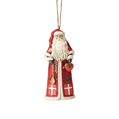 Jim Shore Heartwood Creek Danish Santa Hanging Ornament