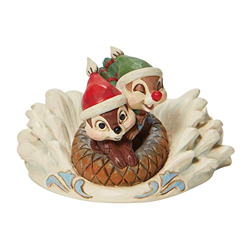 Disney Traditions Chip n' Dale Sledding Saucer Figurine by Jim Shore