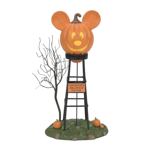 Department 56 Disney Village Pumpkintown Mickey Mouse Water Tower Figurine
