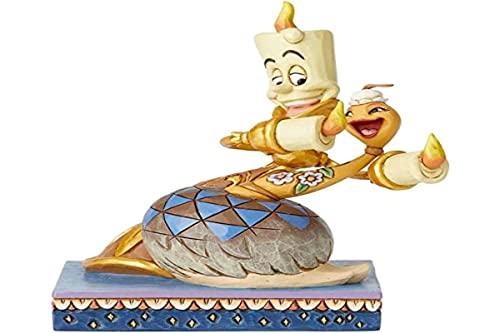 Disney Traditions Beauty and The Beast Lumiere and Plumette Figurine