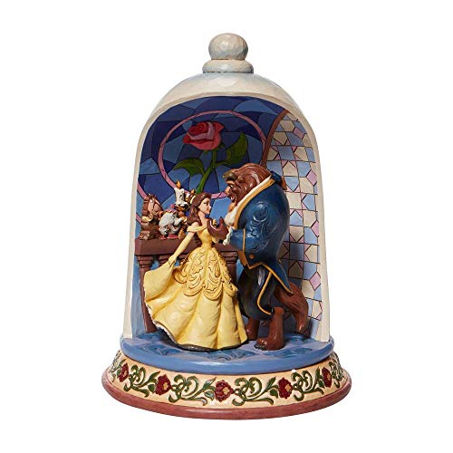 Disney Traditions Beauty and The Beast Rose Dome by Jim Shore
