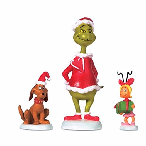Department 56 Grinch Village Max and Cindy Lou Christmas Figurine