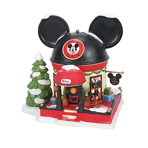 Department 56 Disney Village Mickey Mouse Ear Hat Shop