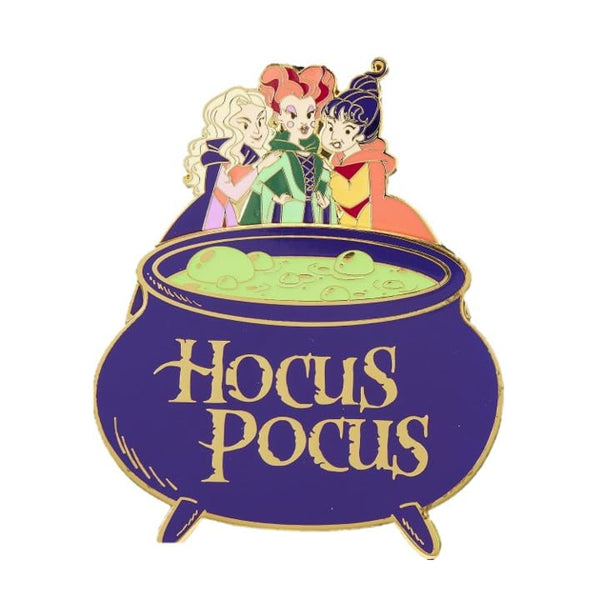 Loungefly Disney Hocus Pocus Cauldron 3" Collector Box Sliding Pin