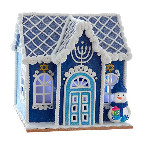 Hanukkah LED Candy House Table Piece