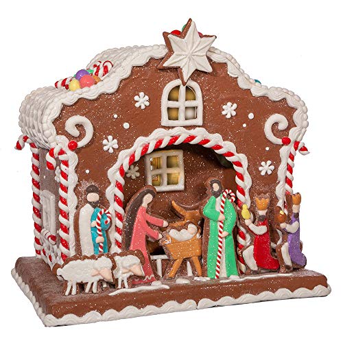Light up Nativity Gingerbread House by Kurt Adler