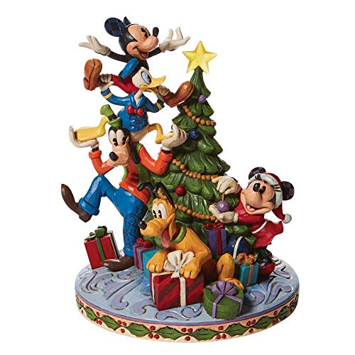 Disney Traditions Fab 5 Decorating Tree Figurine