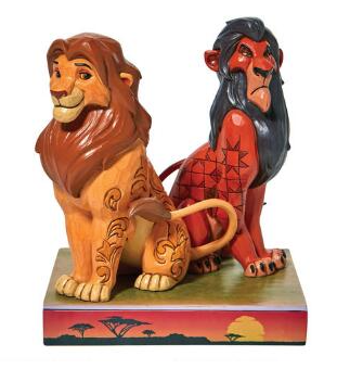 Disney Traditions Lion King Simba & Scar "Proud and Petulant"