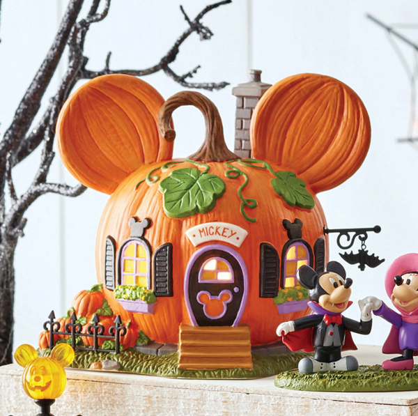 Department 56 Disney Village Halloween Mickey Mouse Pumpkintown House