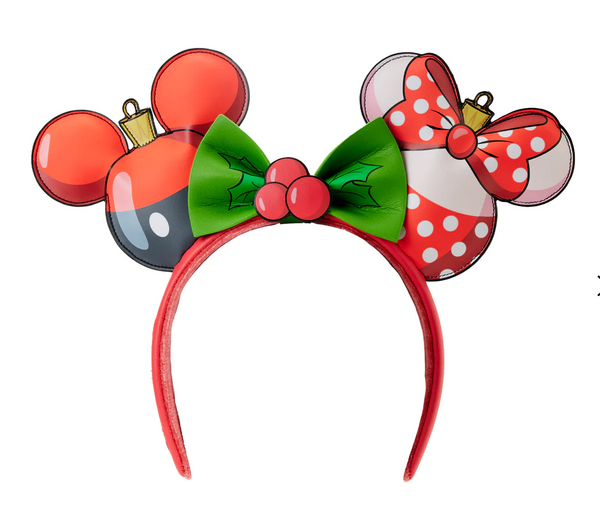 Loungefly Mickey & Minnie Mouse Ornament Ear Headband