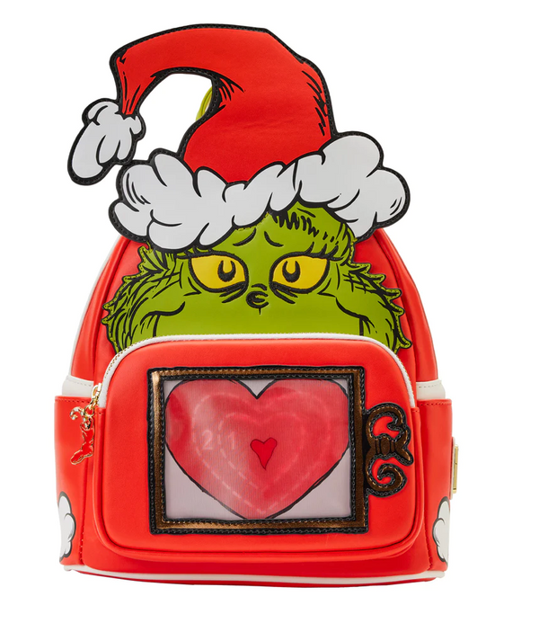 Loungefly Dr. Suess' How the Grinch Stole Christmas! Lenticular Mini Backpack