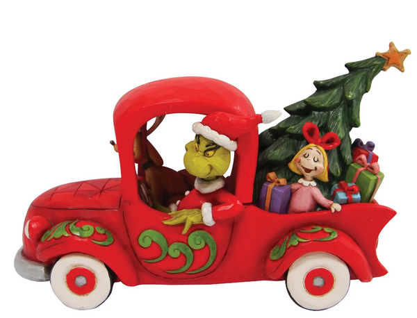 Grinch by Jim Shore Grinch with Friends in Truck