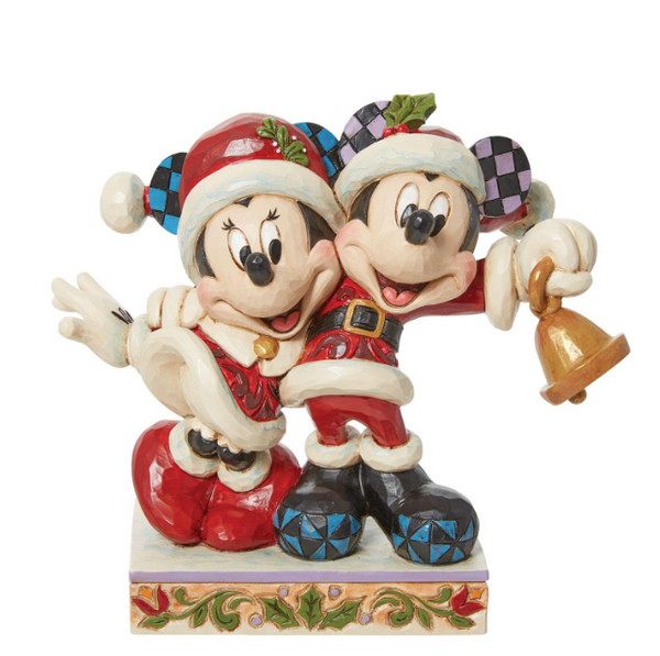 NEW Mickey & Minnie Santas Disney Traditions by Jim Shore