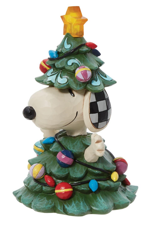 NEW Snoopy As Christmas Tree by Jim Shore